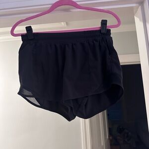 Lululemon Black Hotty Hot shorts